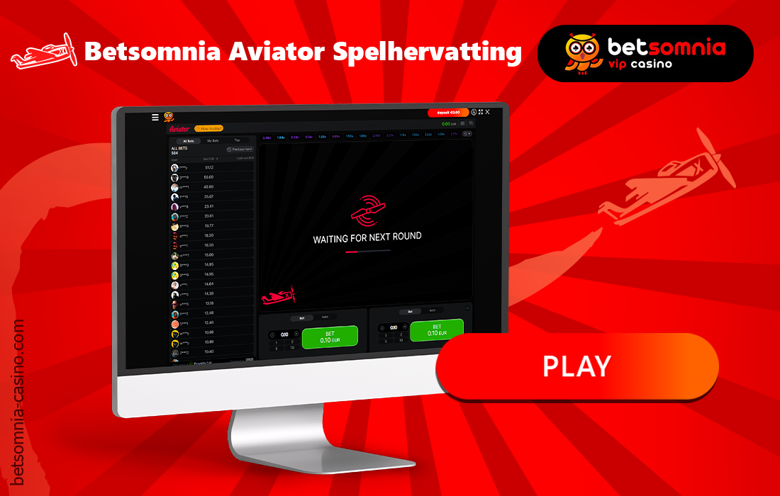 Het Betsomnia Aviator spel is aantrekkelijk omdat het heel makkelijk te begrijpen is